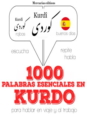 cover image of 1000 palabras esenciales en kurdo